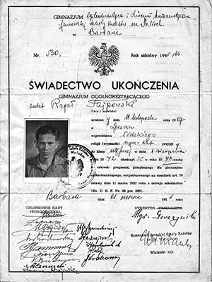 Rafal-Swiadectwo 1